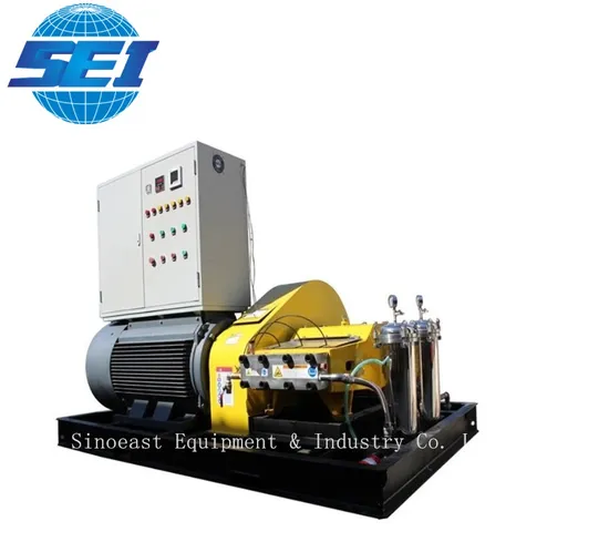 280MPa Ultra High Pressure Water Pump Cleaning Machine for Waterjet Cutting 