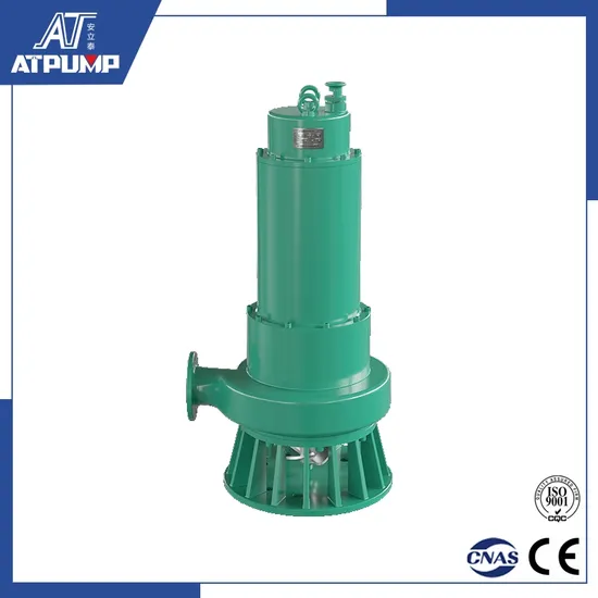 Submerged Motor Pump with Mixer Sewage Containing Coal Mud Sand 