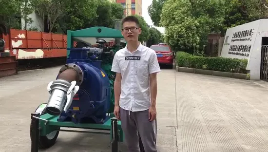 6inch Diesel Engine Self Priming Sewage Pump Drainage Pump 