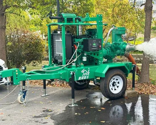 Low Noise Vacuum Assisted Diesel Engine Large Displacement Sewage Transfer Pump 